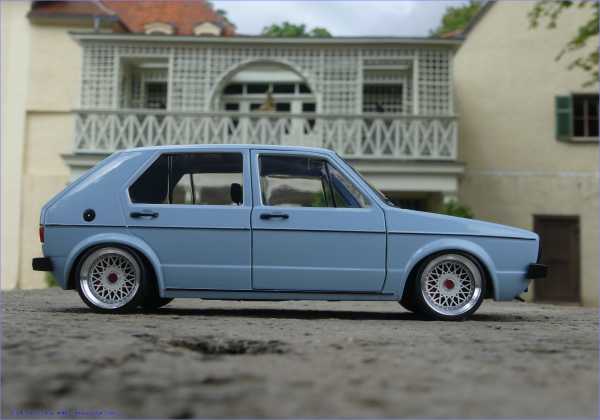 1:18 VW Golf 1 CL "Lightblue" 1983 MBTC TUNING inkl. OVP